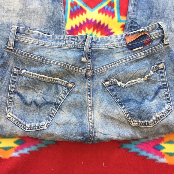 AG Fillmore Jeans Upcycled Acid Washed Distressed - Picture 5 of 15